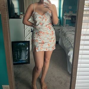 Showpo floral mini dress